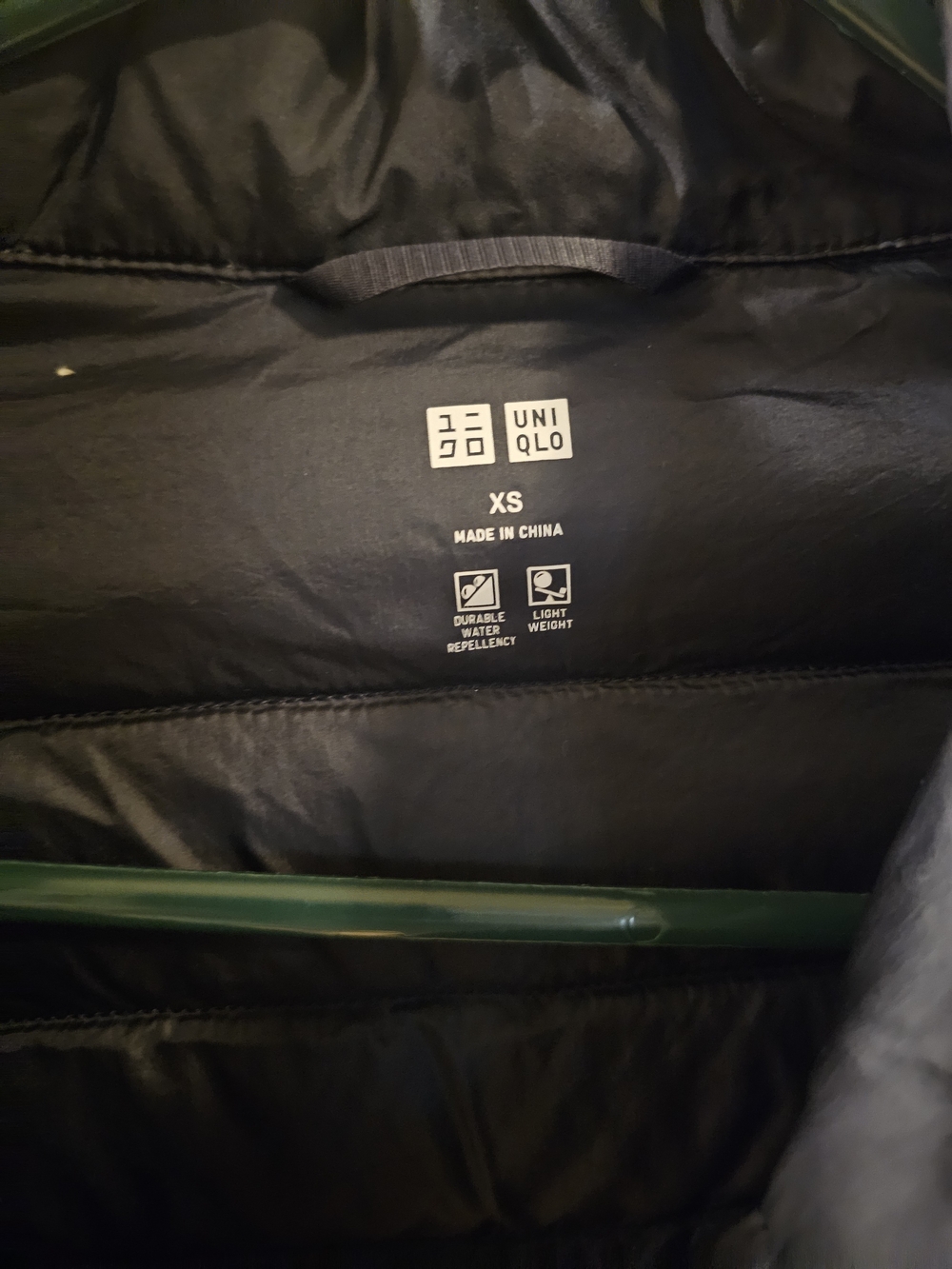 UNIQLO Ultra Light Down Jacket Black Size XS - Excellent Condition